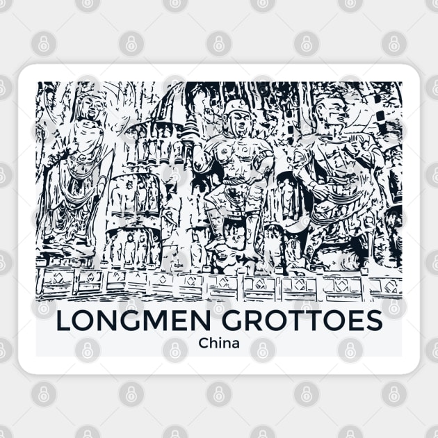 Longmen Grottoes - China Magnet by Lakeric